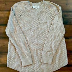 New with tags LOFT lightweight cable sweater